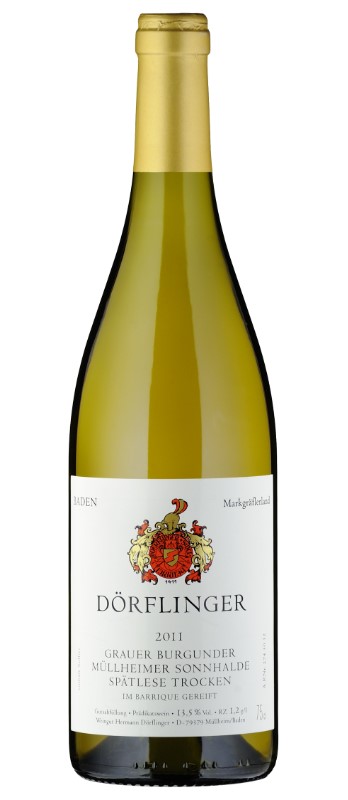 Grauer Burgunder Müllheimer Sonnhalde
QmP Spätlese Barrique